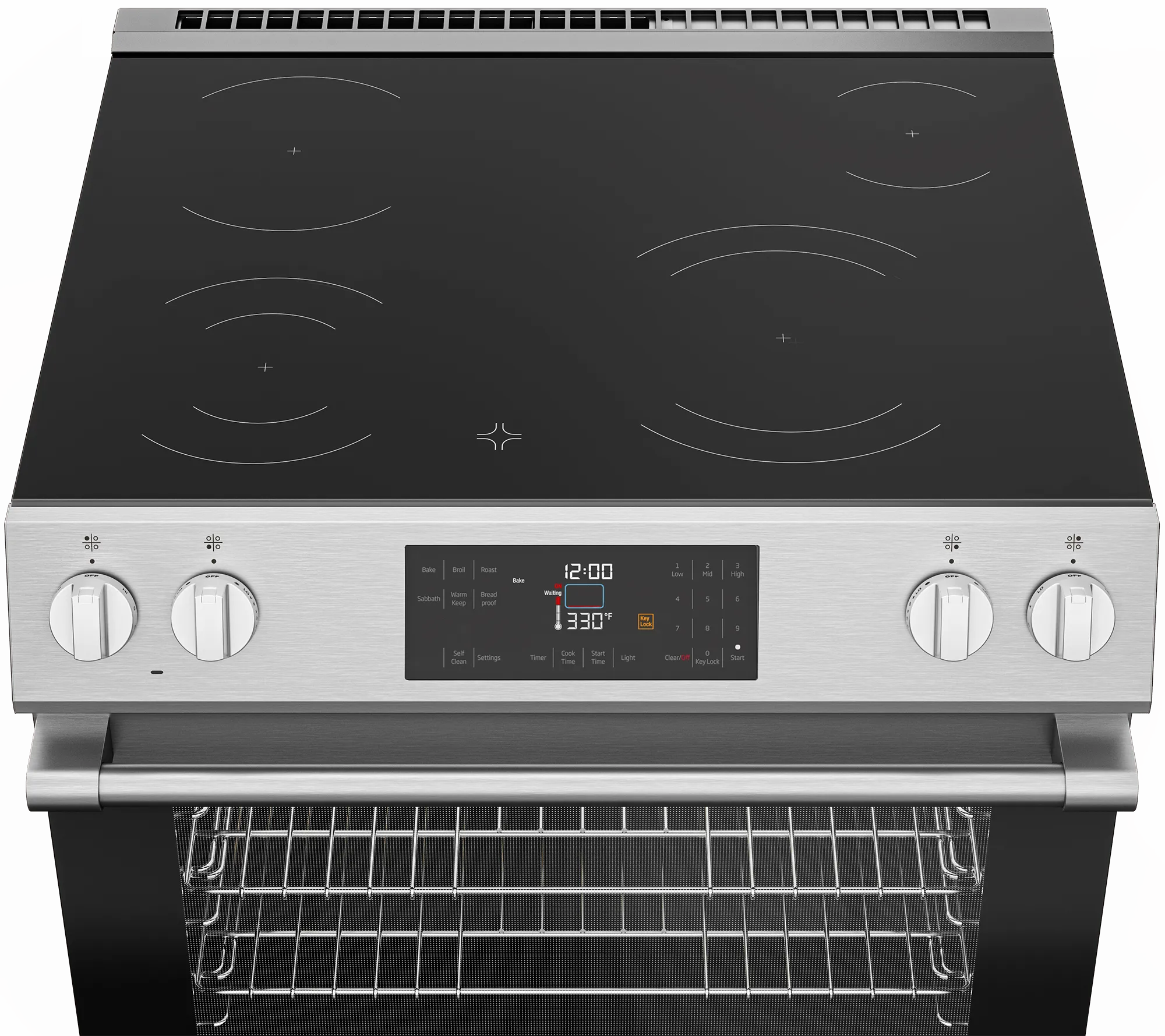 Beko SLER30423SS 30 Slide-In Range