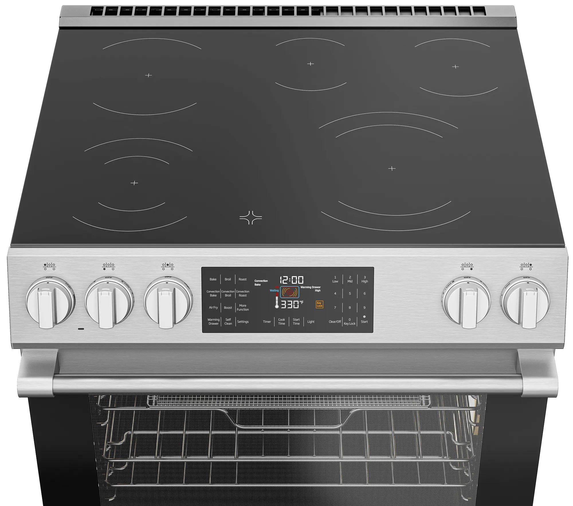Beko SLER30524SS 30 Slide-In Range