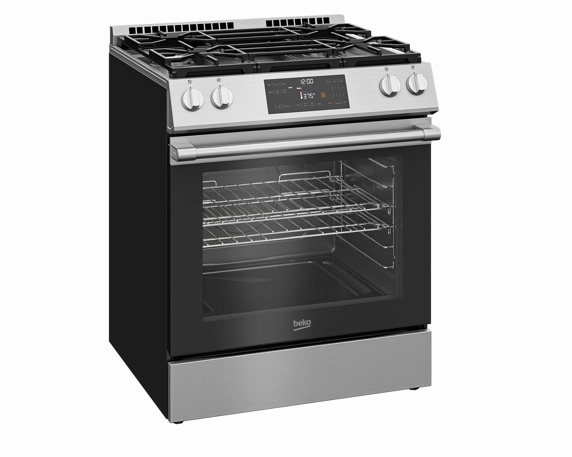 Beko SLGR30423SS 30 Slide-In Range