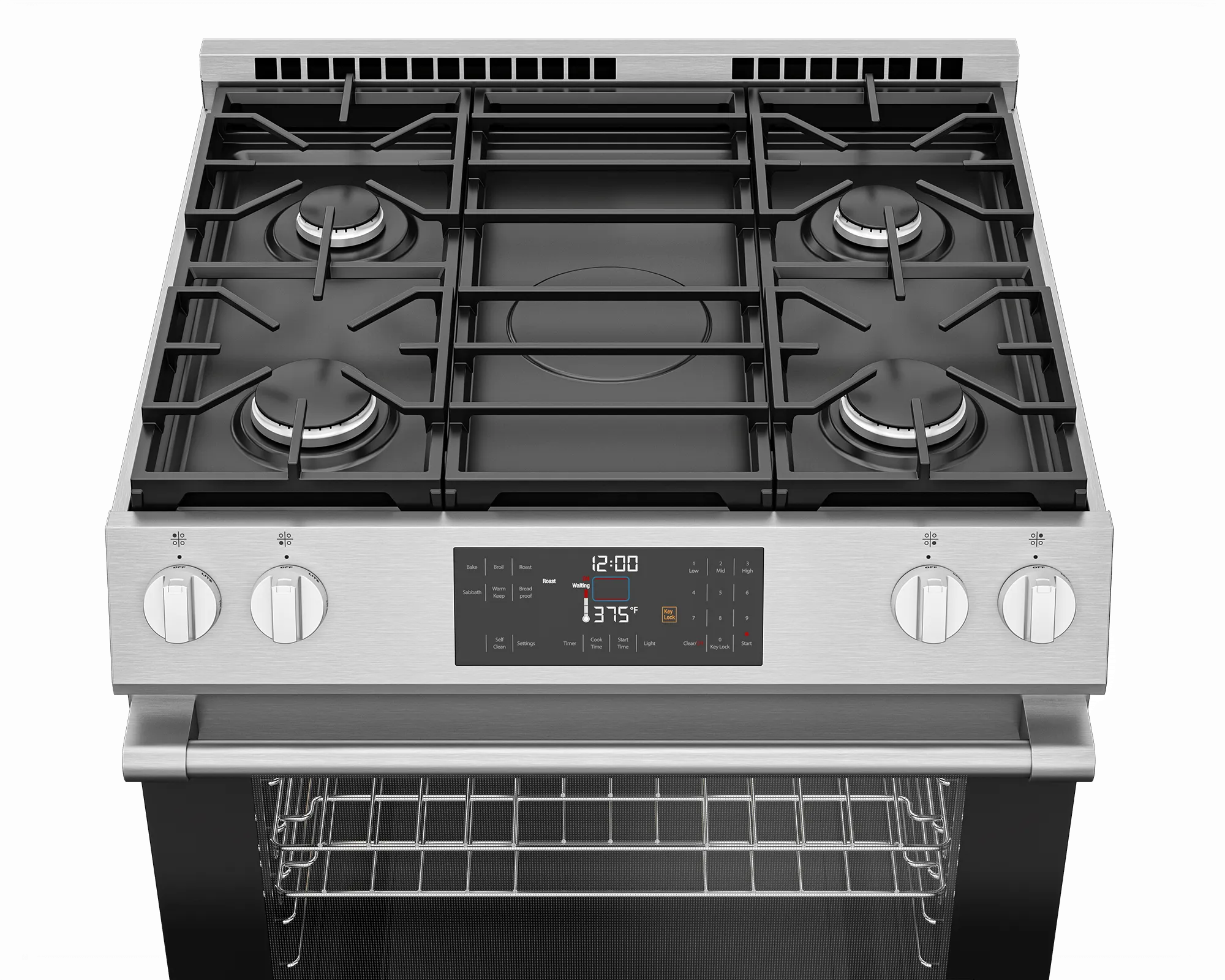 Beko SLGR30423SS 30 Slide-In Range