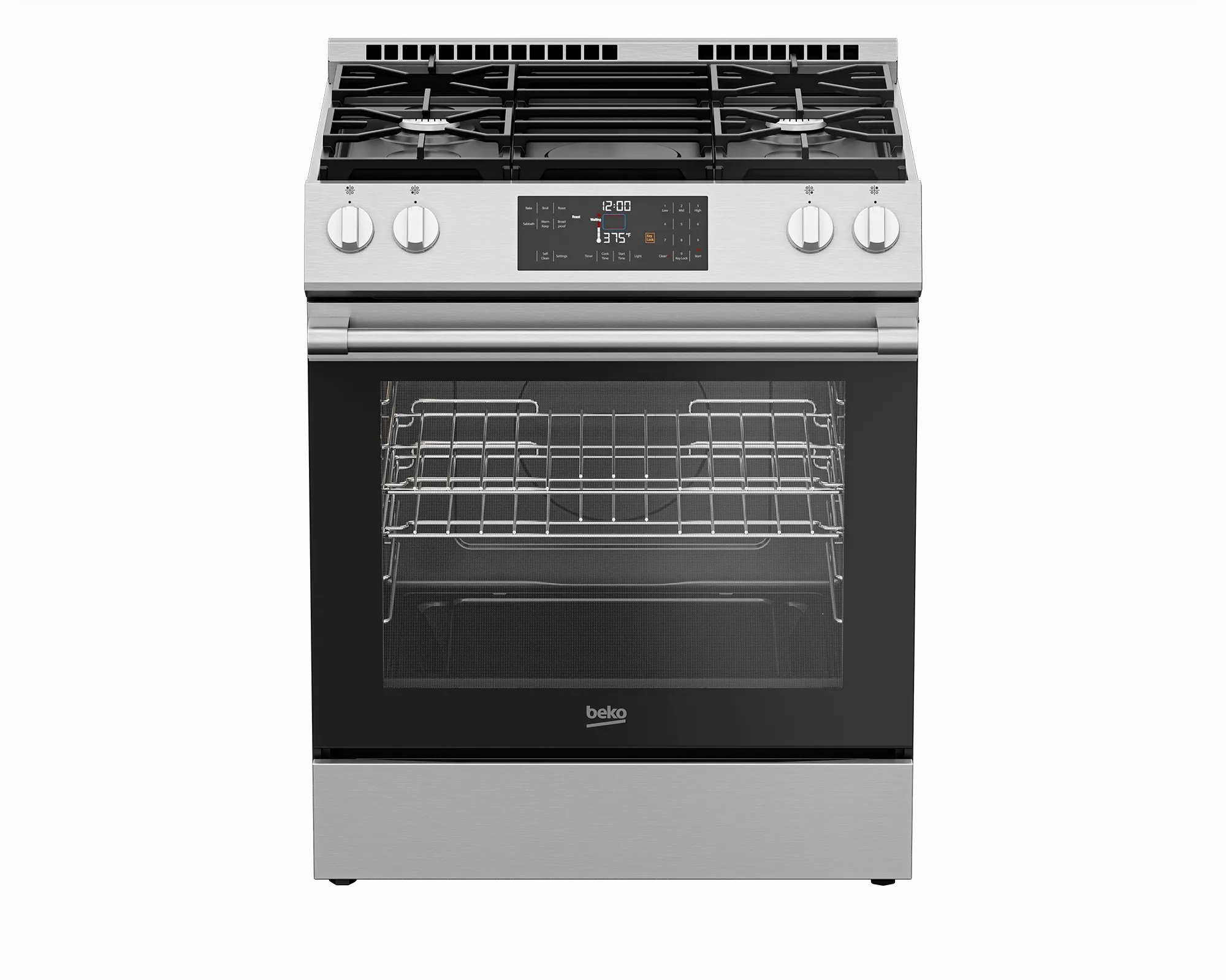 Beko SLGR30423SS 30 Slide-In Range