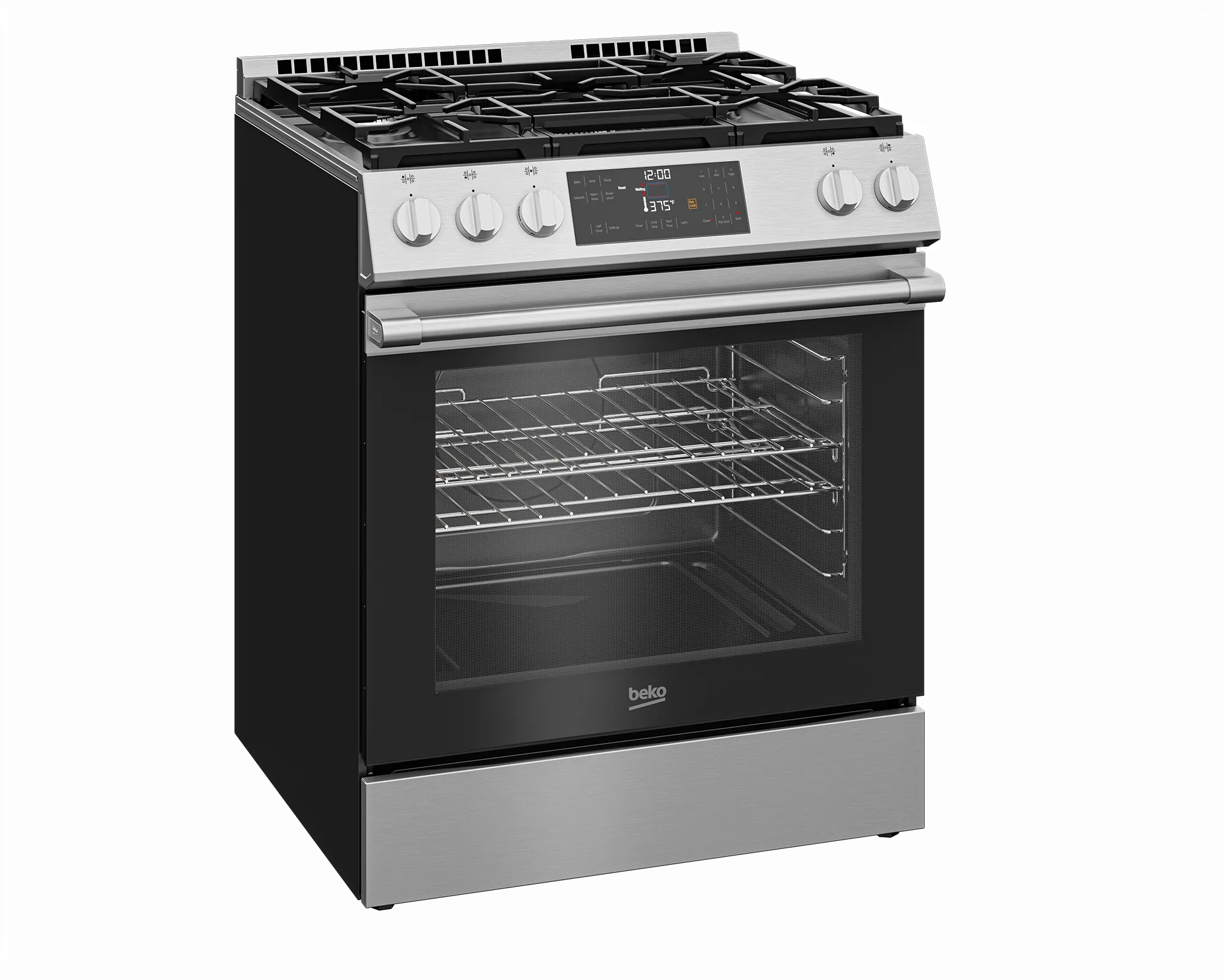 Beko SLGR30523SS 30 Slide-In Range