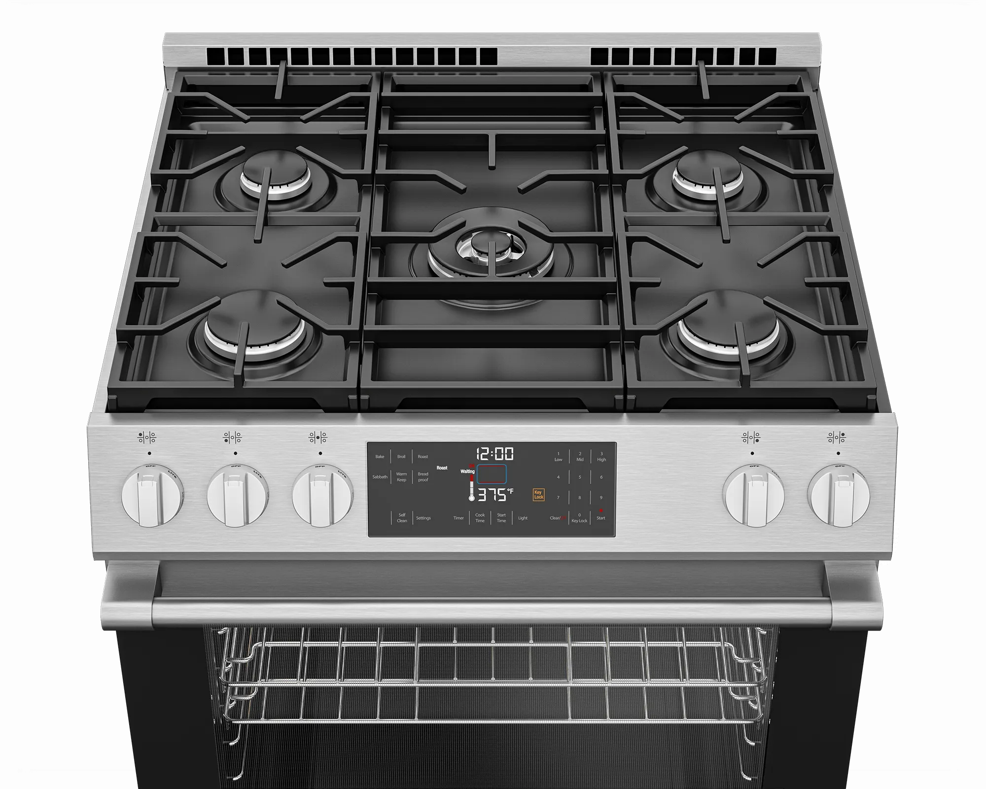 Beko SLGR30523SS 30 Slide-In Range