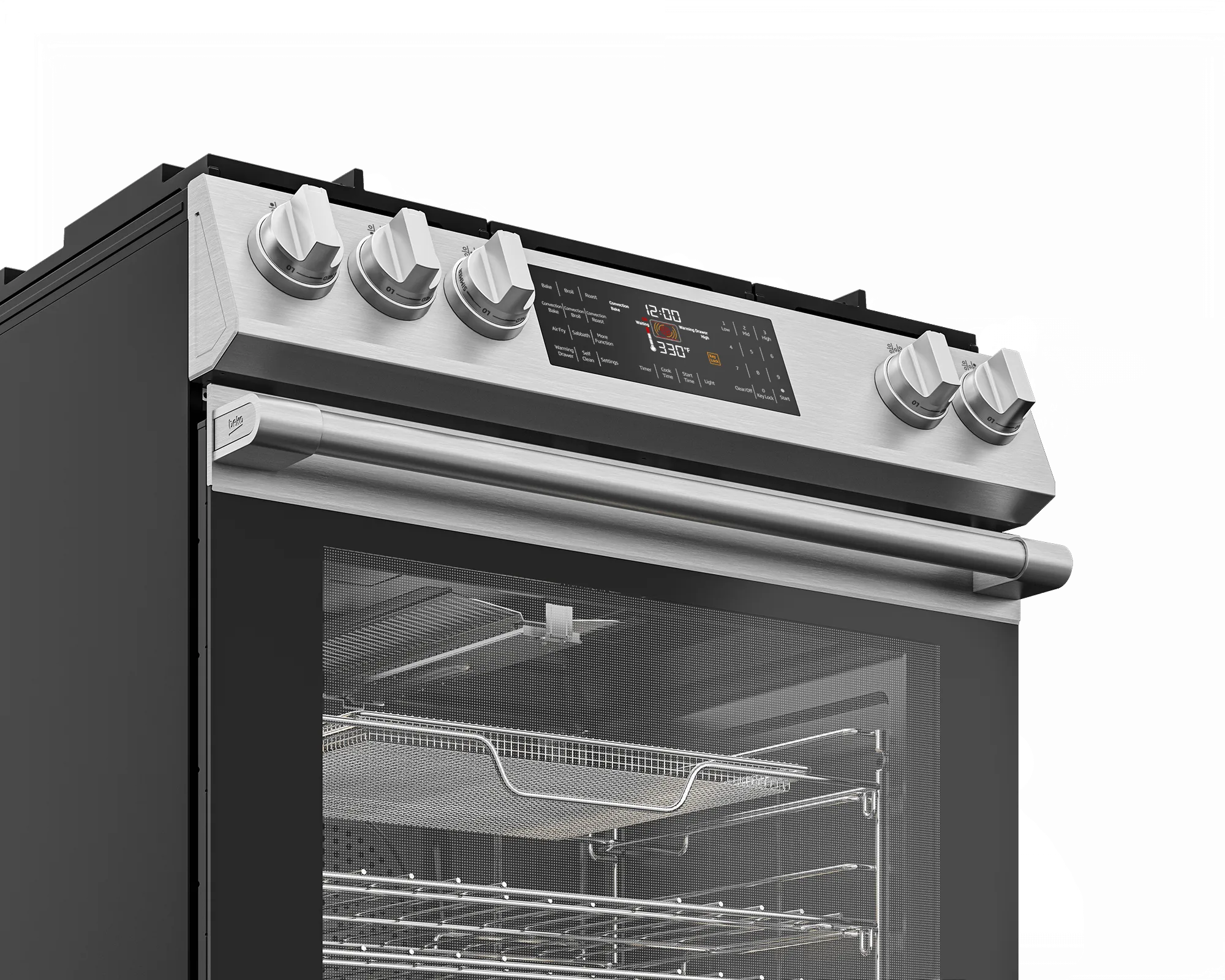 Beko SLGR30524SS 30 Slide-In Range