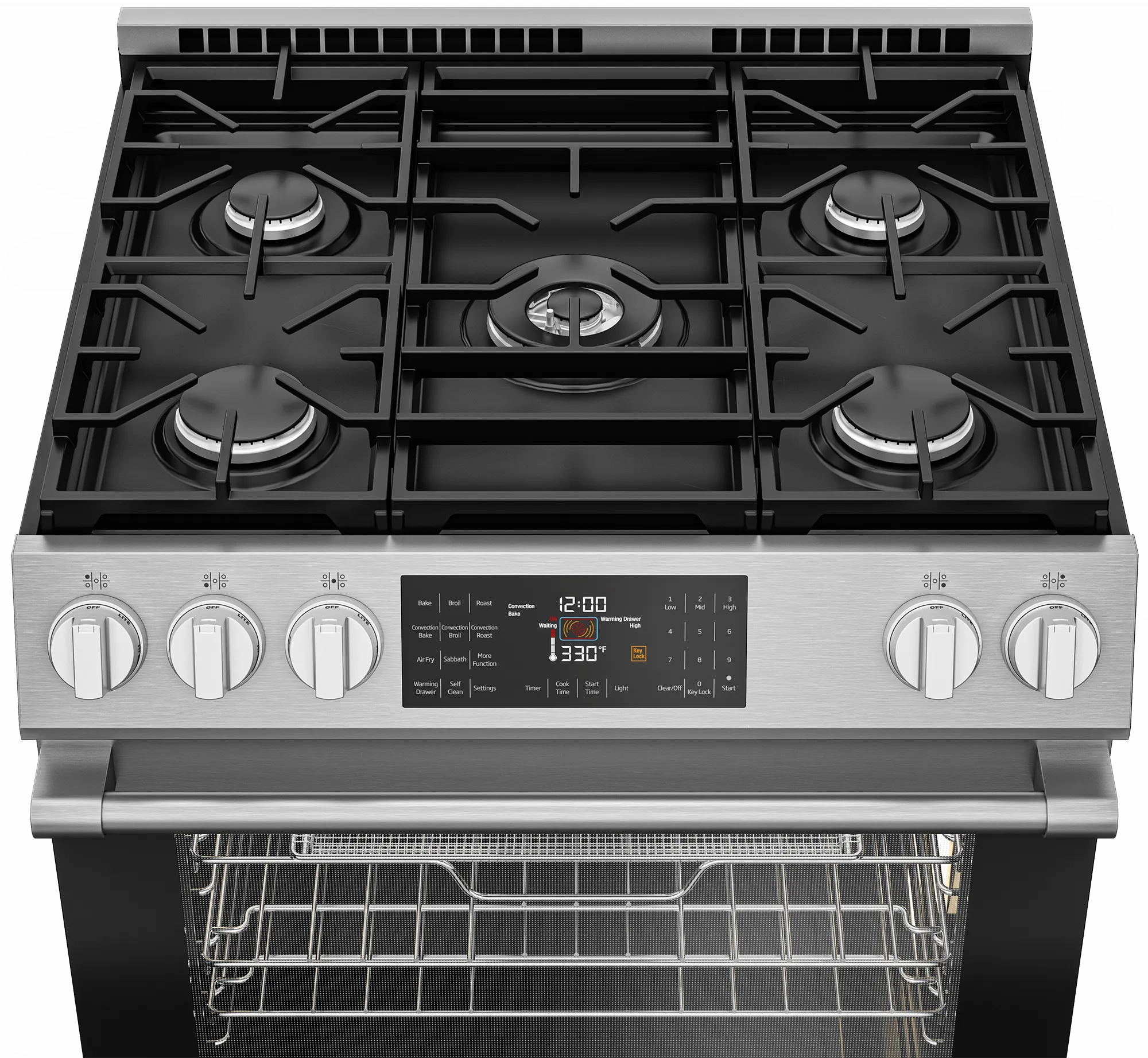 Beko SLGR30524SS 30 Slide-In Range