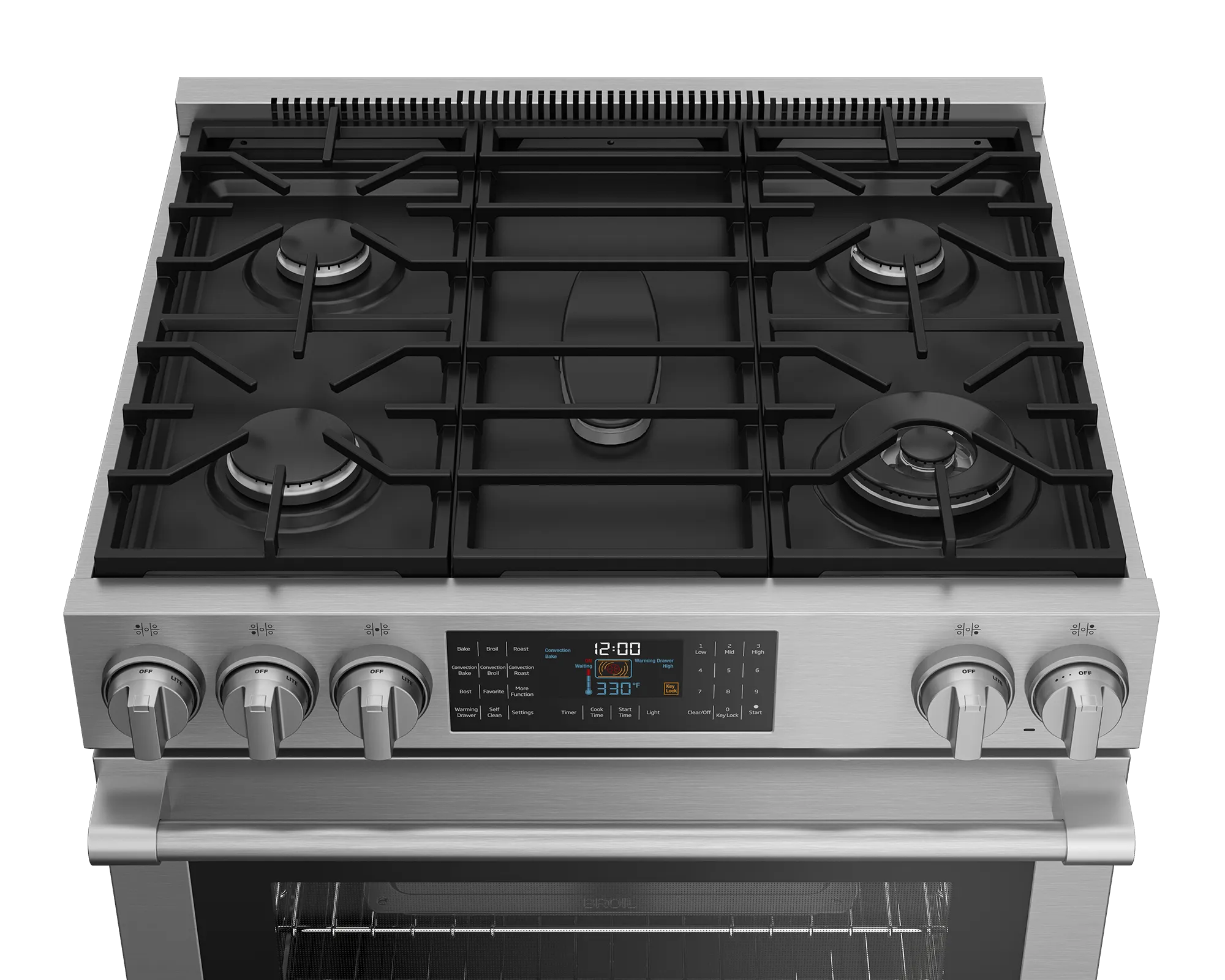 Beko SLGR30532SS 30 Stainless Steel Slide-In Gas Range