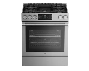Beko SLGR30532SS 30 Stainless Steel Slide-In Gas Range