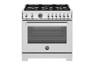 Bertazzoni PRO366BCFGMXTLP 36 Professional Range All Gas Ss
