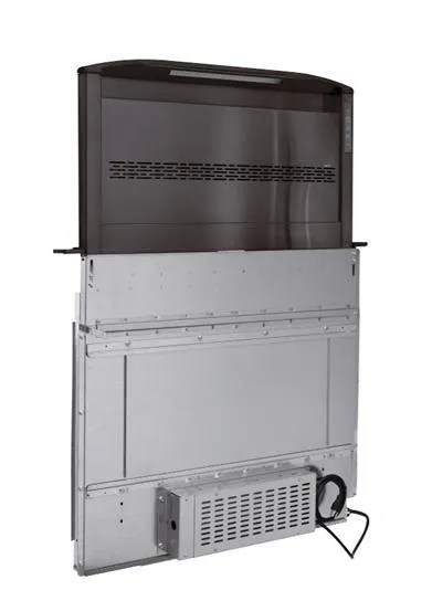Best Range Hoods D49M36BLS Cattura Downdraft Ventilator - 36 Black Stainless Steel 650 Max Cfm To 1650 Max Cfm