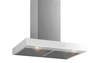 Best Range Hoods WCB3I30SBN Ispira 30-In. 650 Max Cfm Stainless Steel Chimney Range Hood With Purled&#8482; Light System. Without Glass. To Complete Your Hood - Select A Glass Panel In One Of 8 Designer Colors.