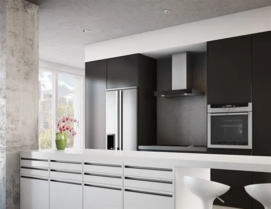 Best Range Hoods WCB3I30SBN Ispira 30-In. 650 Max Cfm Stainless Steel Chimney Range Hood With Purled&#8482; Light System. Without Glass. To Complete Your Hood - Select A Glass Panel In One Of 8 Designer Colors.