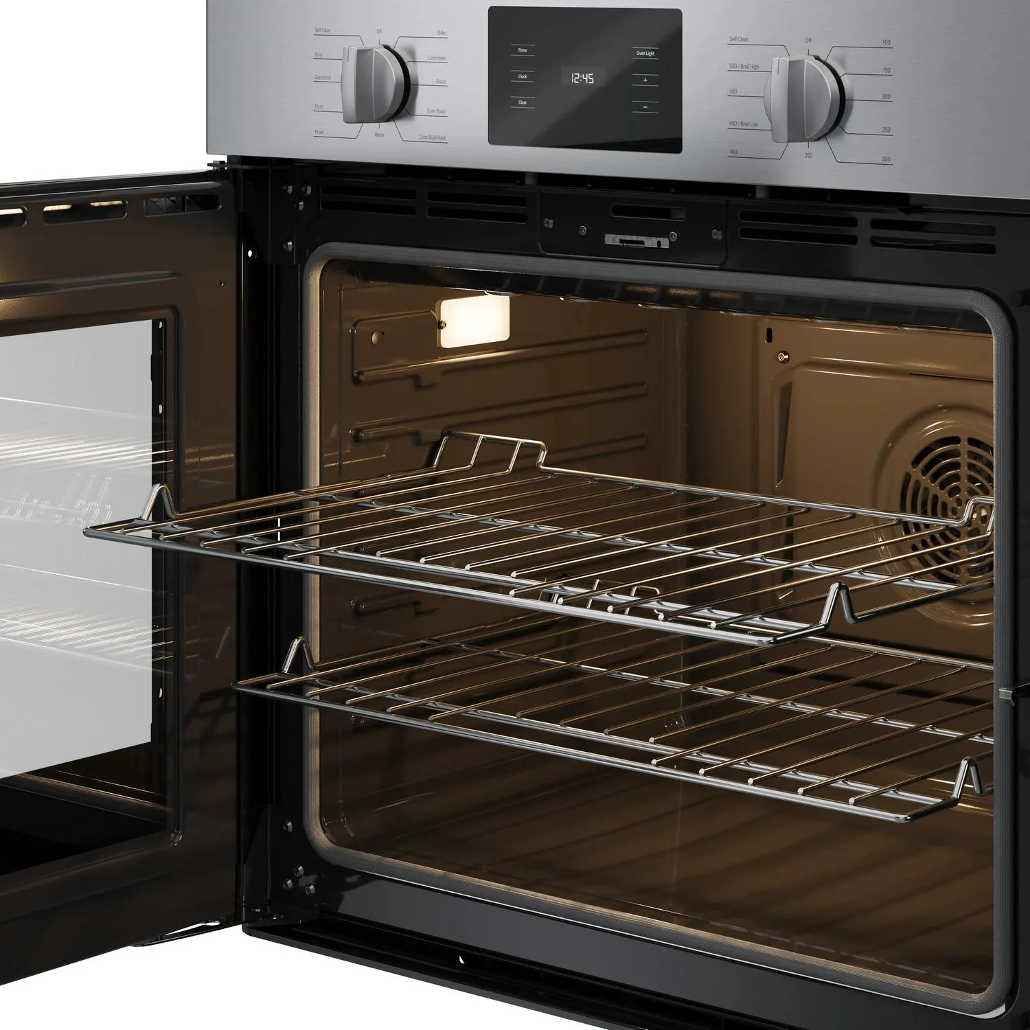 Bosch HBL5455LUC 500 Series Single Wall Oven 30 Left Sideopening Door. Stainless Steel