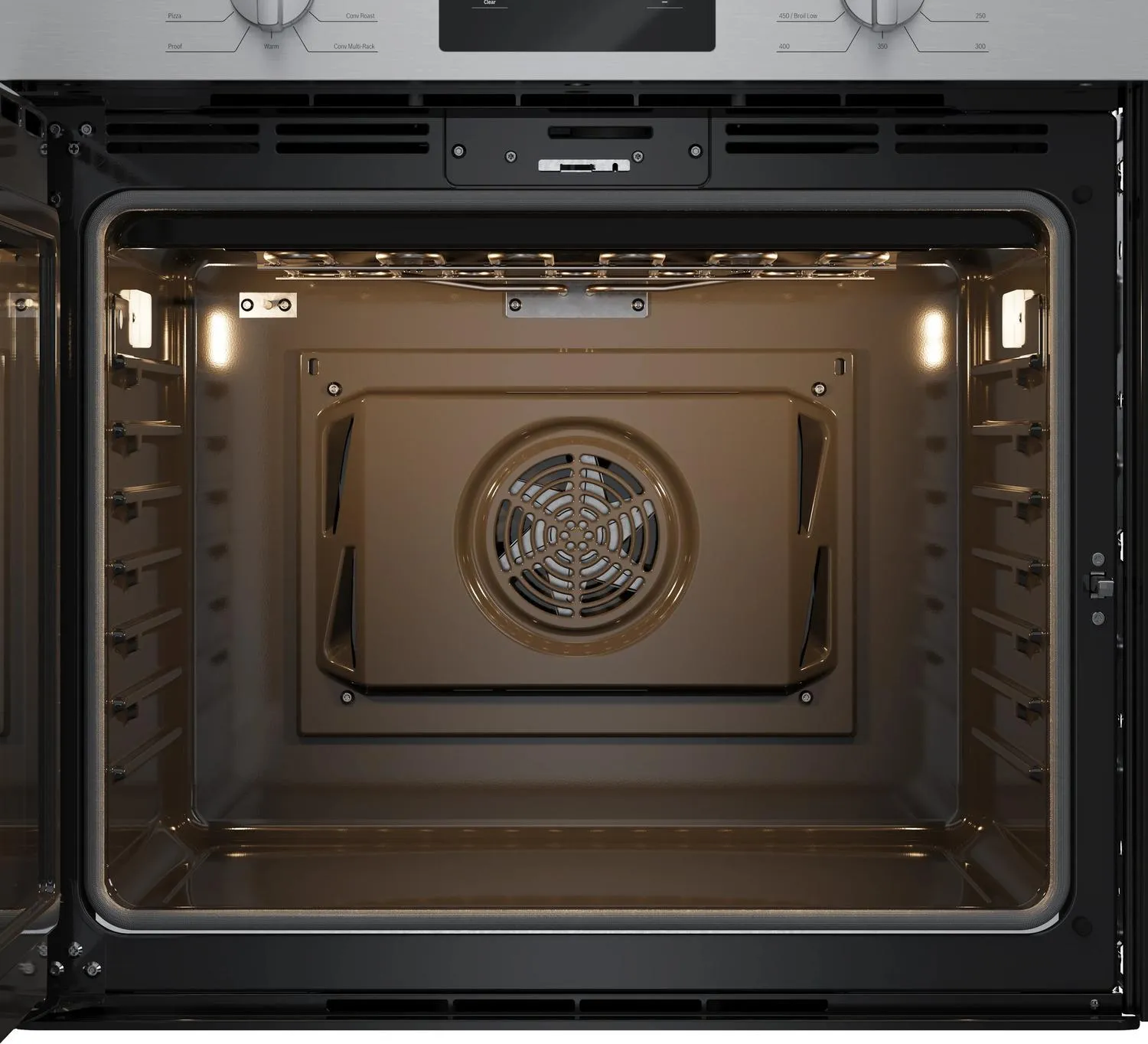 Bosch HBL5455LUC 500 Series Single Wall Oven 30 Left Sideopening Door. Stainless Steel