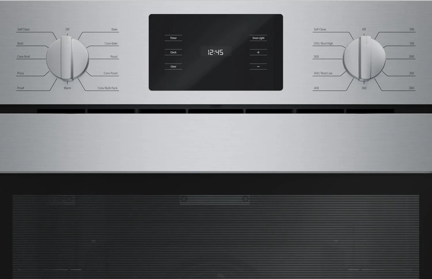 Bosch HBL5455RUC 500 Series Single Wall Oven 30 Right Sideopening Door. Stainless Steel