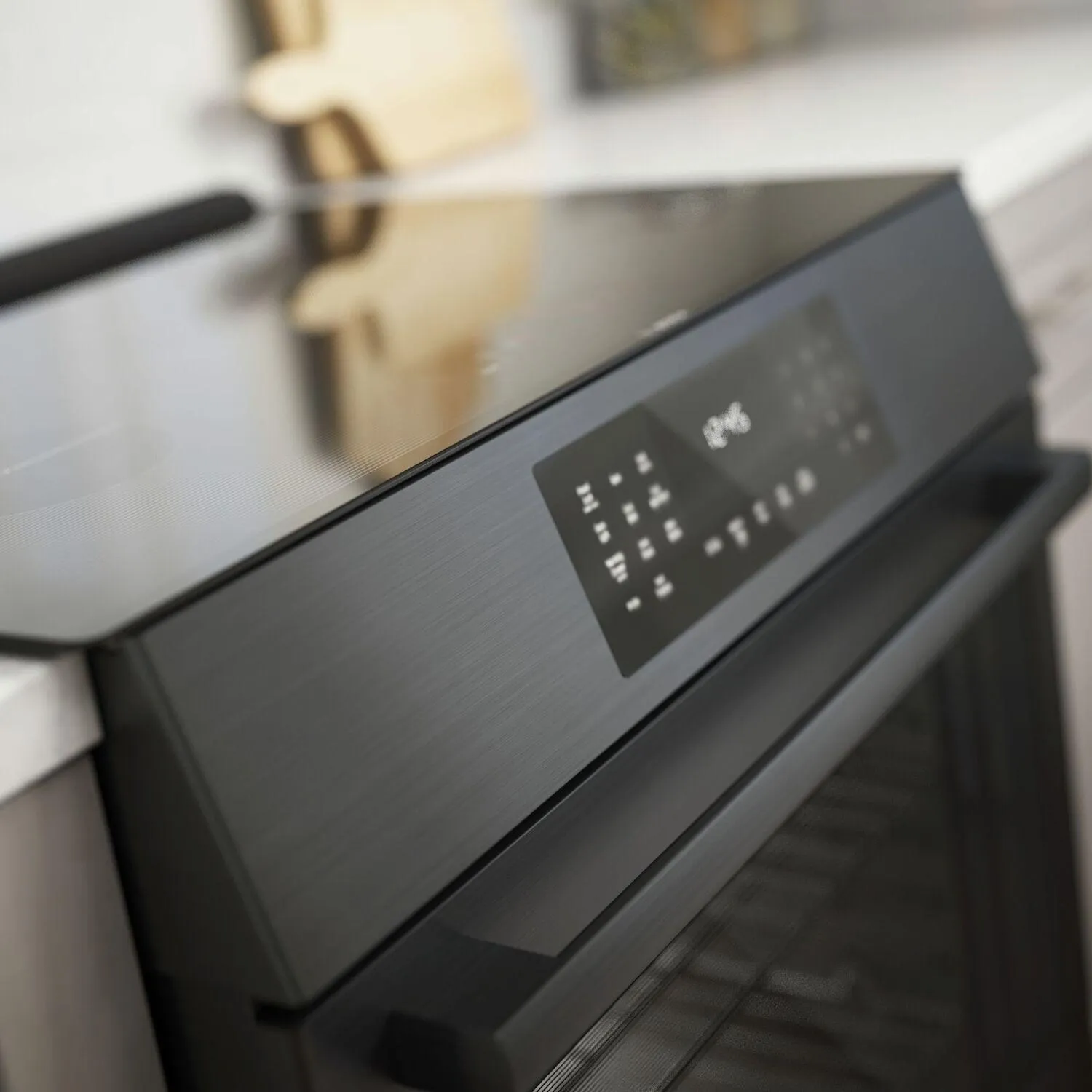Bosch HII8047U 800 Series Induction Slide-In Range 30'' Black Stainless Steel Hii8047U