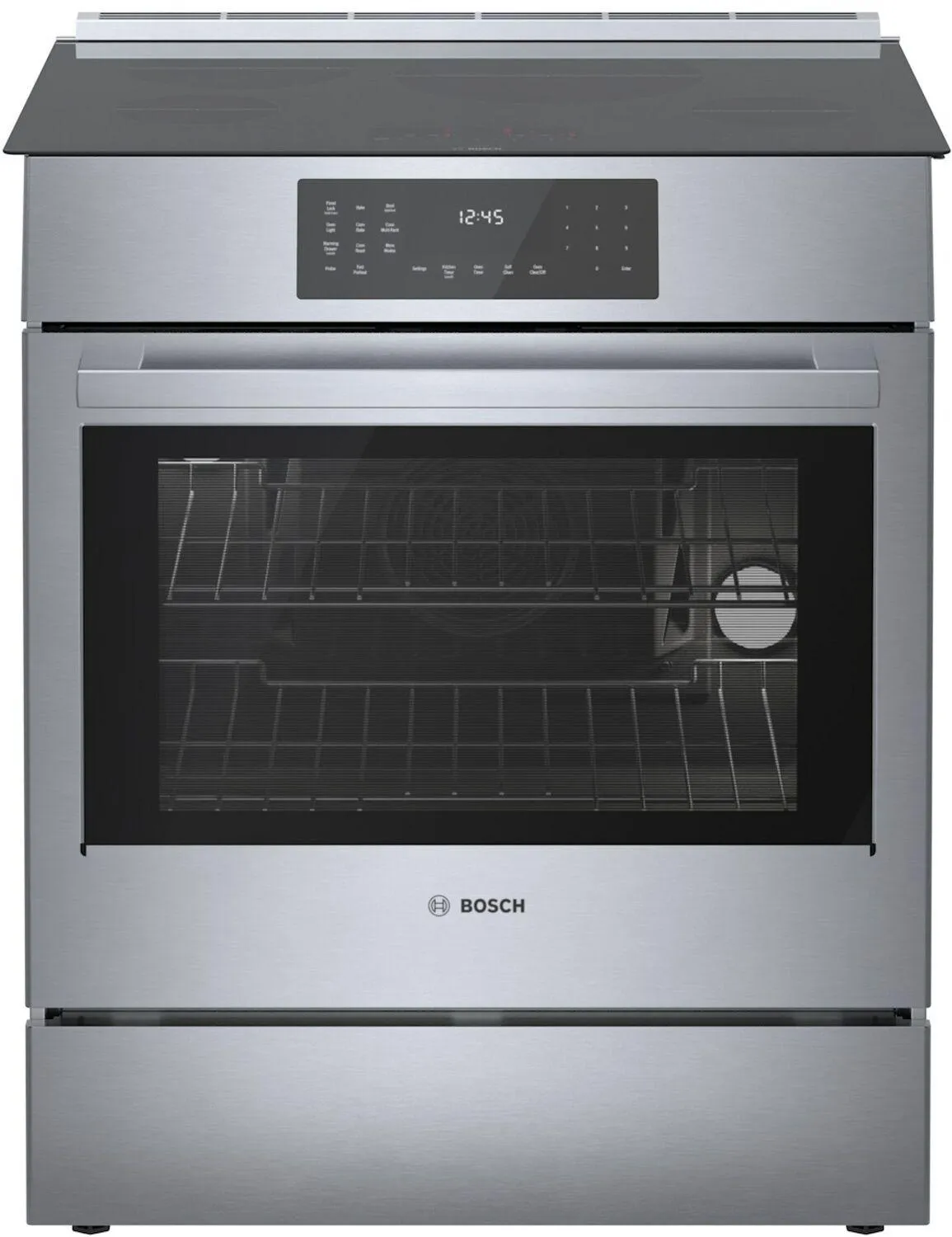 Bosch HII8057U 800 Series Induction Slide-In Range 30'' Stainless Steel Hii8057U