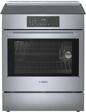 Bosch HII8057U 800 Series Induction Slide-In Range 30'' Stainless Steel Hii8057U