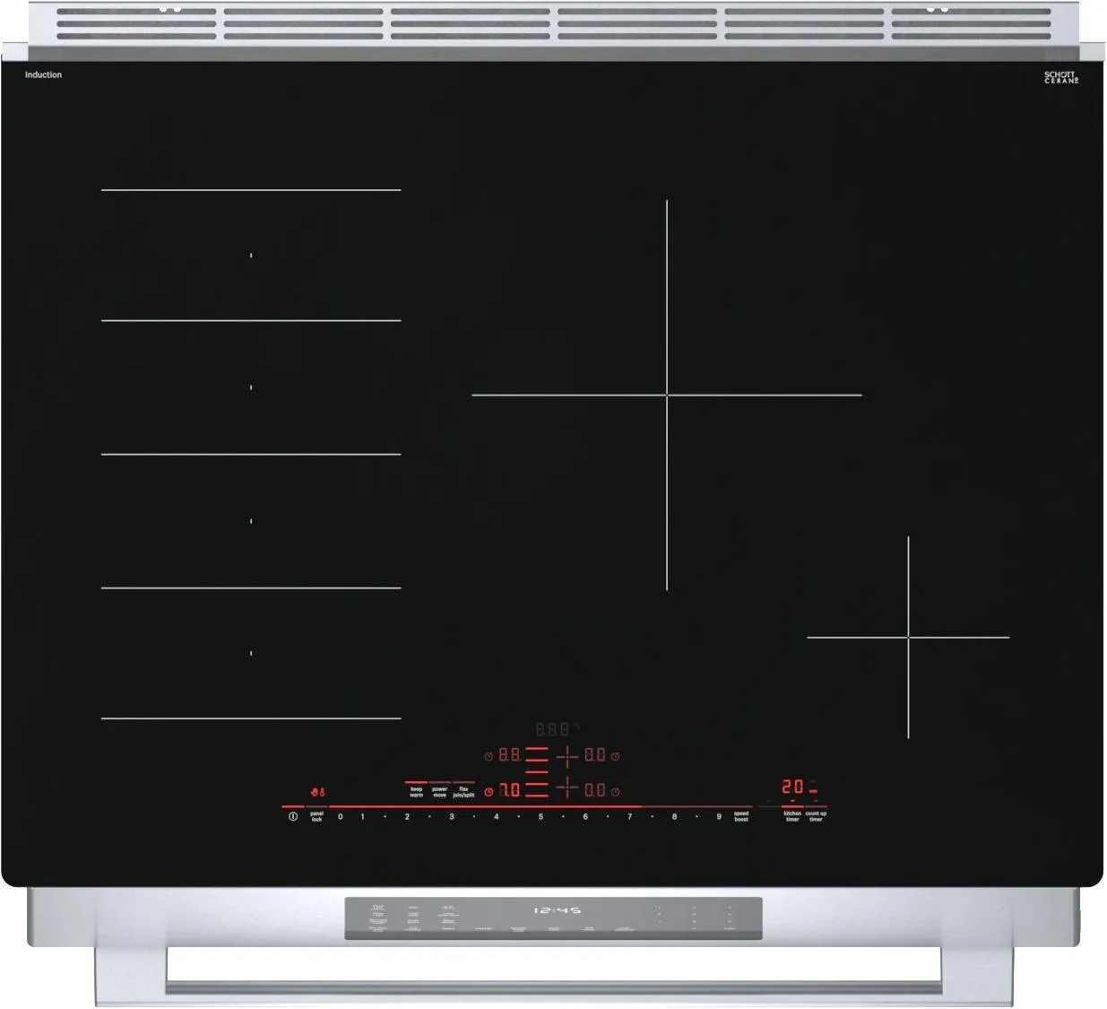 Bosch HIIP057U Benchmark Induction Slide-In Range 30'' Stainless Steel Hiip057U