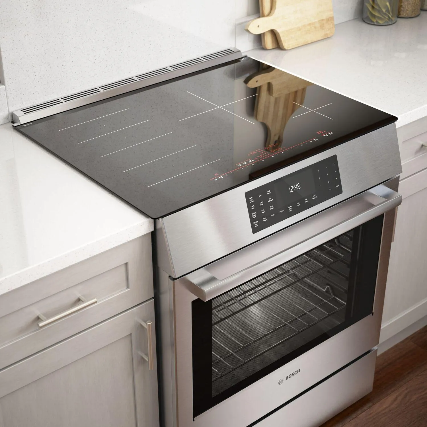 Bosch HIIP057U Benchmark Induction Slide-In Range 30'' Stainless Steel Hiip057U