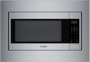Bosch HMB30155UC 300 Series Built-In Microwave Oven 24 Left Sideopening Door. Stainless Steel