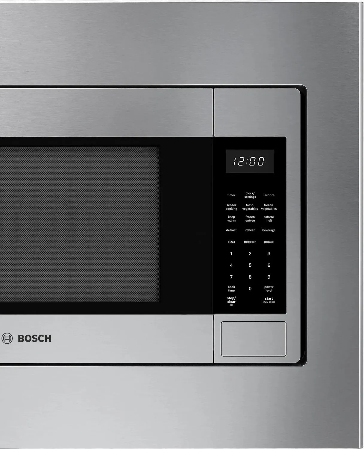 Bosch HMB30155UC 300 Series Built-In Microwave Oven 24 Left Sideopening Door. Stainless Steel