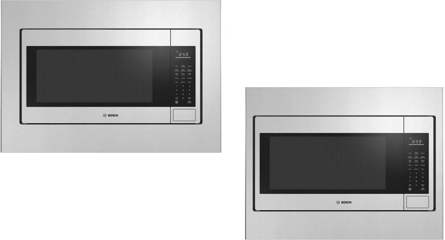 Bosch HMB30155UC 300 Series Built-In Microwave Oven 24 Left Sideopening Door. Stainless Steel