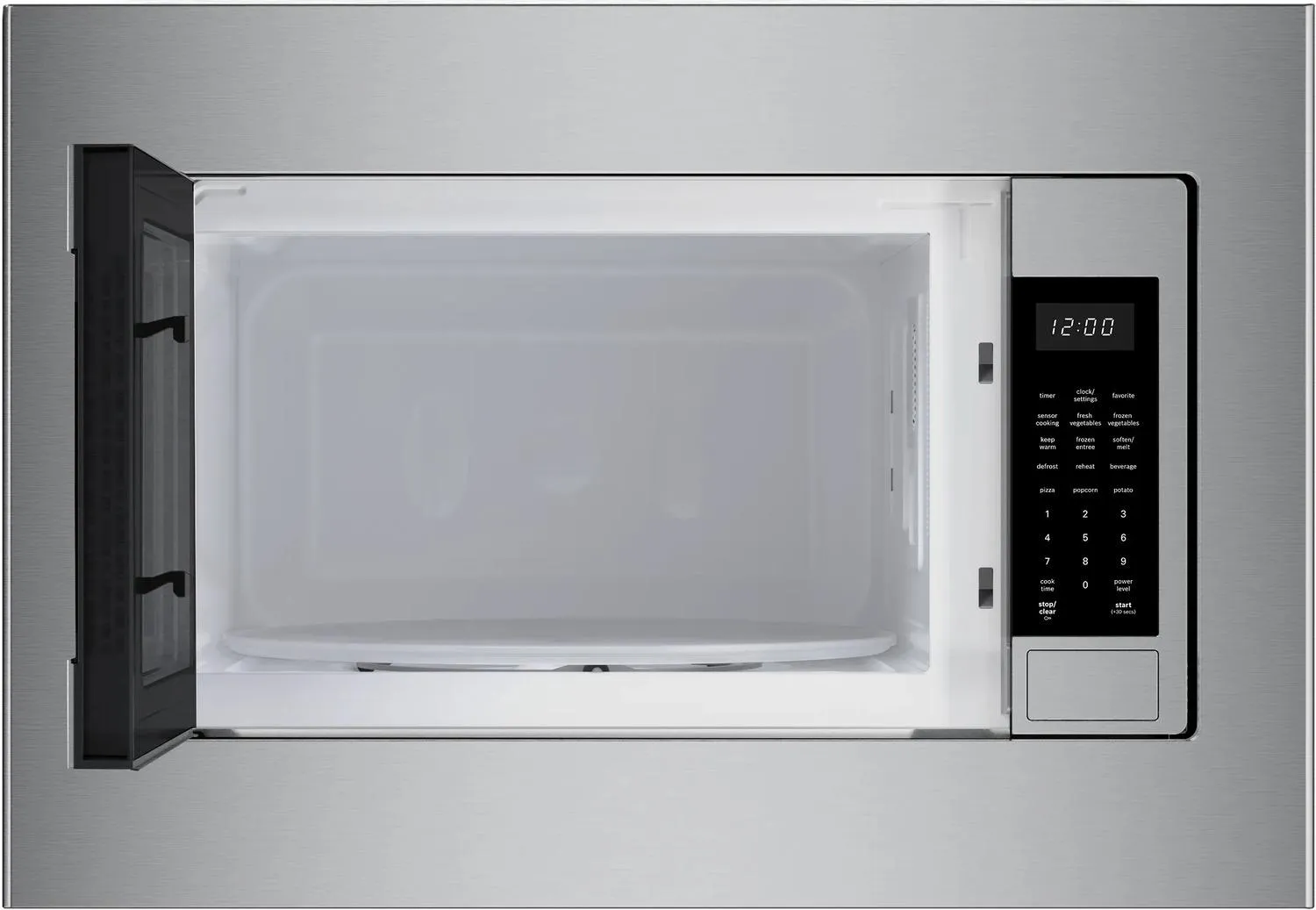 Bosch HMB30155UC 300 Series Built-In Microwave Oven 24 Left Sideopening Door. Stainless Steel