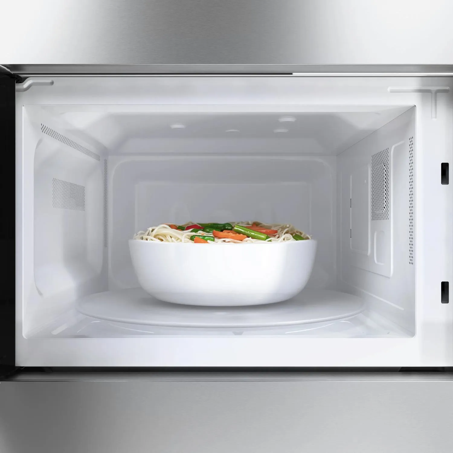 Bosch HMB30155UC 300 Series Built-In Microwave Oven 24 Left Sideopening Door. Stainless Steel