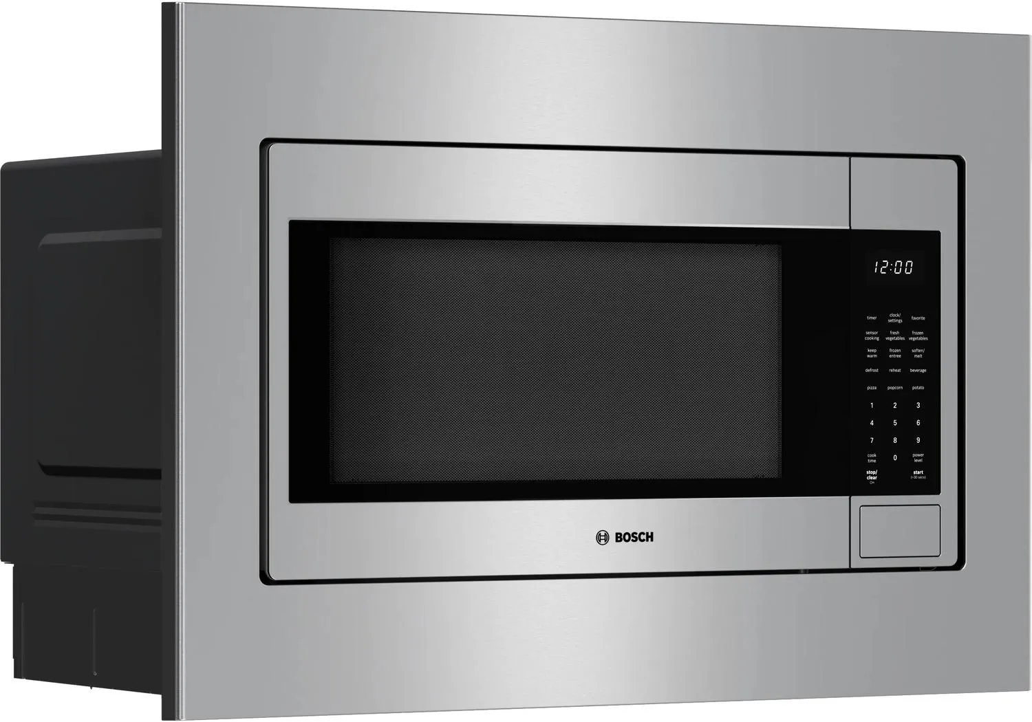 Bosch HMB30155UC 300 Series Built-In Microwave Oven 24 Left Sideopening Door. Stainless Steel