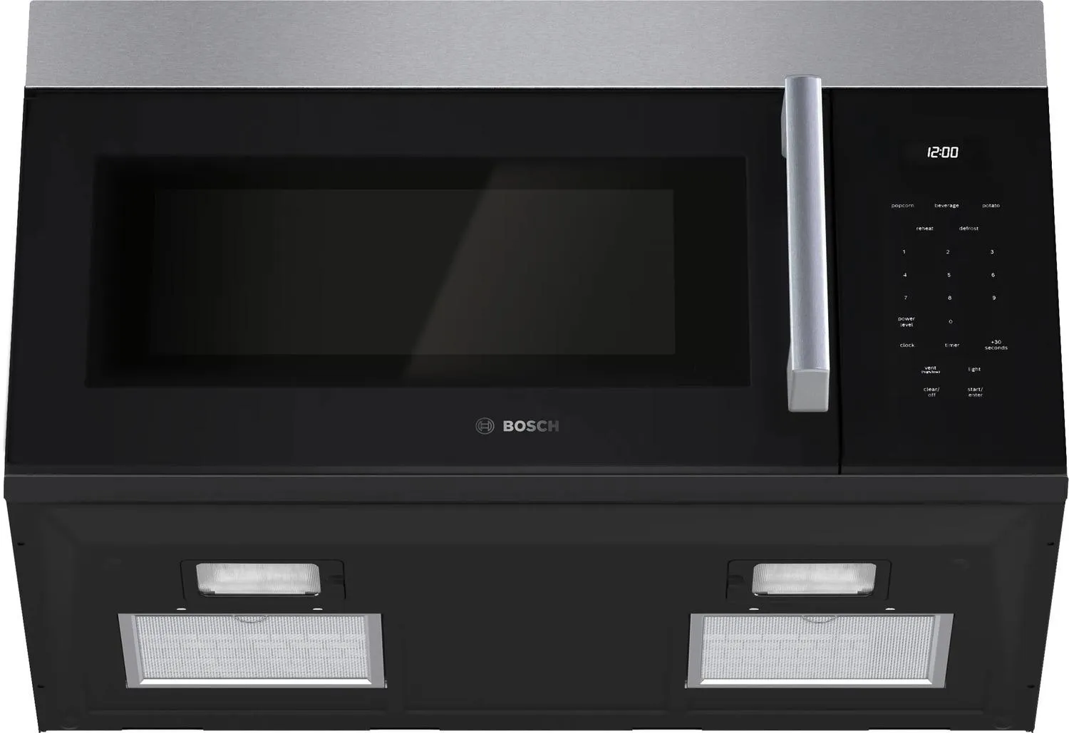 Bosch HMV1055U 100 Series Over-The-Range Microwave 30 Left Sideopening Door. Stainless Steel