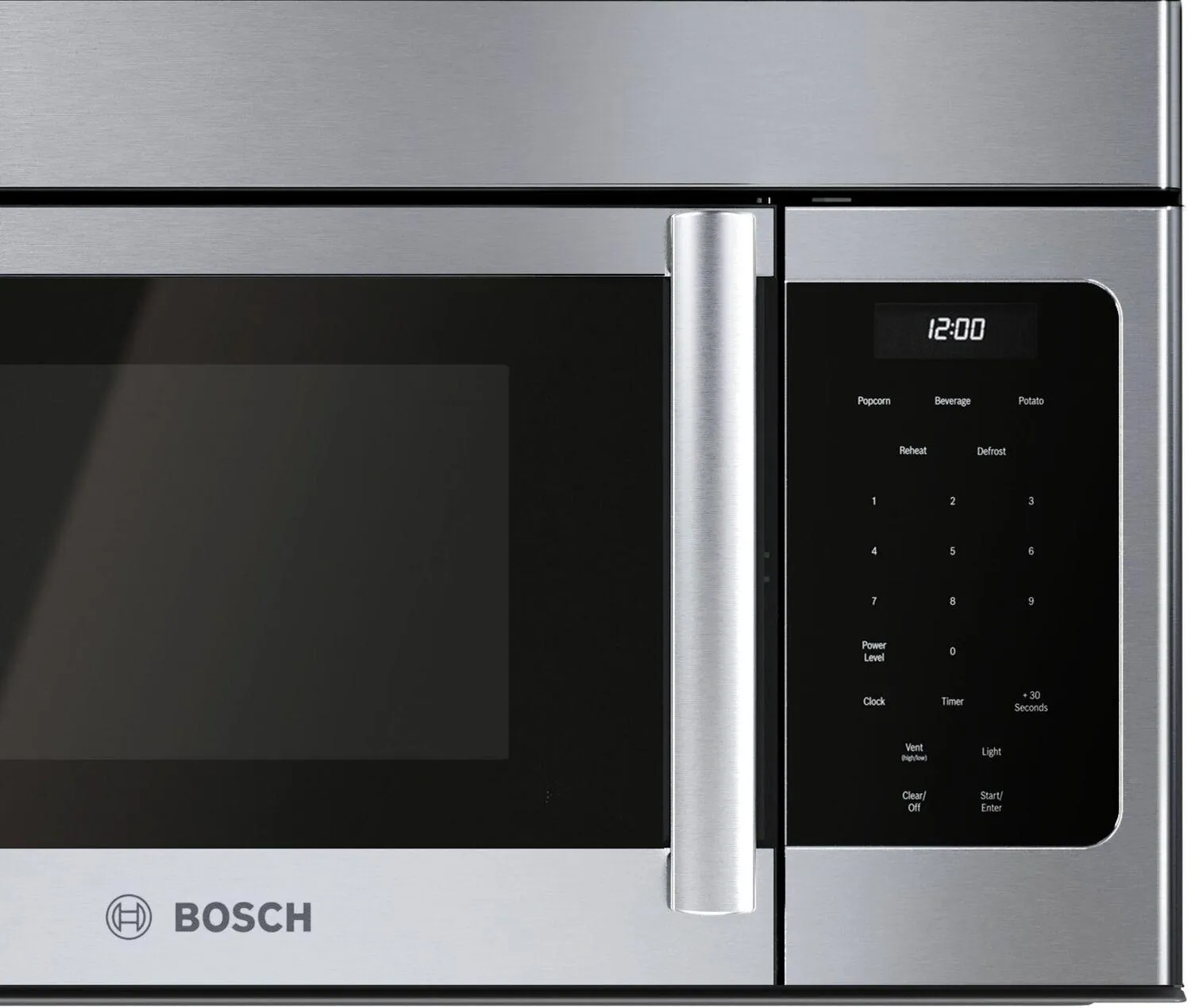 Bosch HMV3054U 300 Series Over-The-Range Microwave 30 Left Sideopening Door. Stainless Steel Hmv3054U