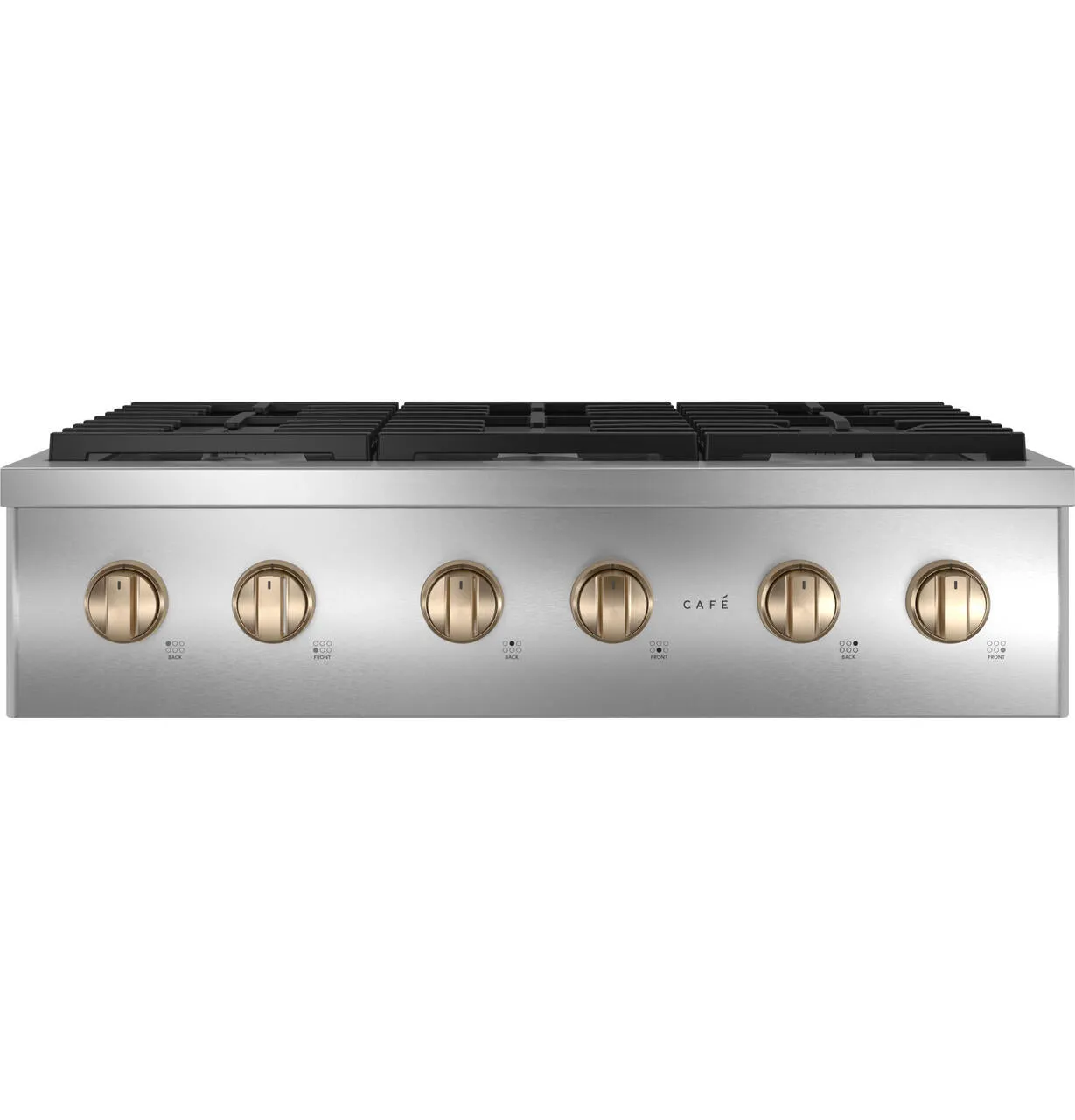 Cafe CGU366P2TS1 Caf&#8482; 36 Commercial-Style Gas Rangetop With 6 Burners (Natural Gas)
