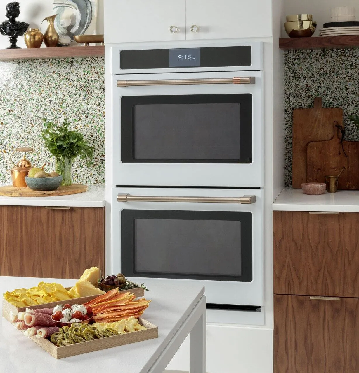 Cafe CTD90DP4NW2 Caf&#8482; Professional Series 30 Smart Built-In Convection Double Wall Oven