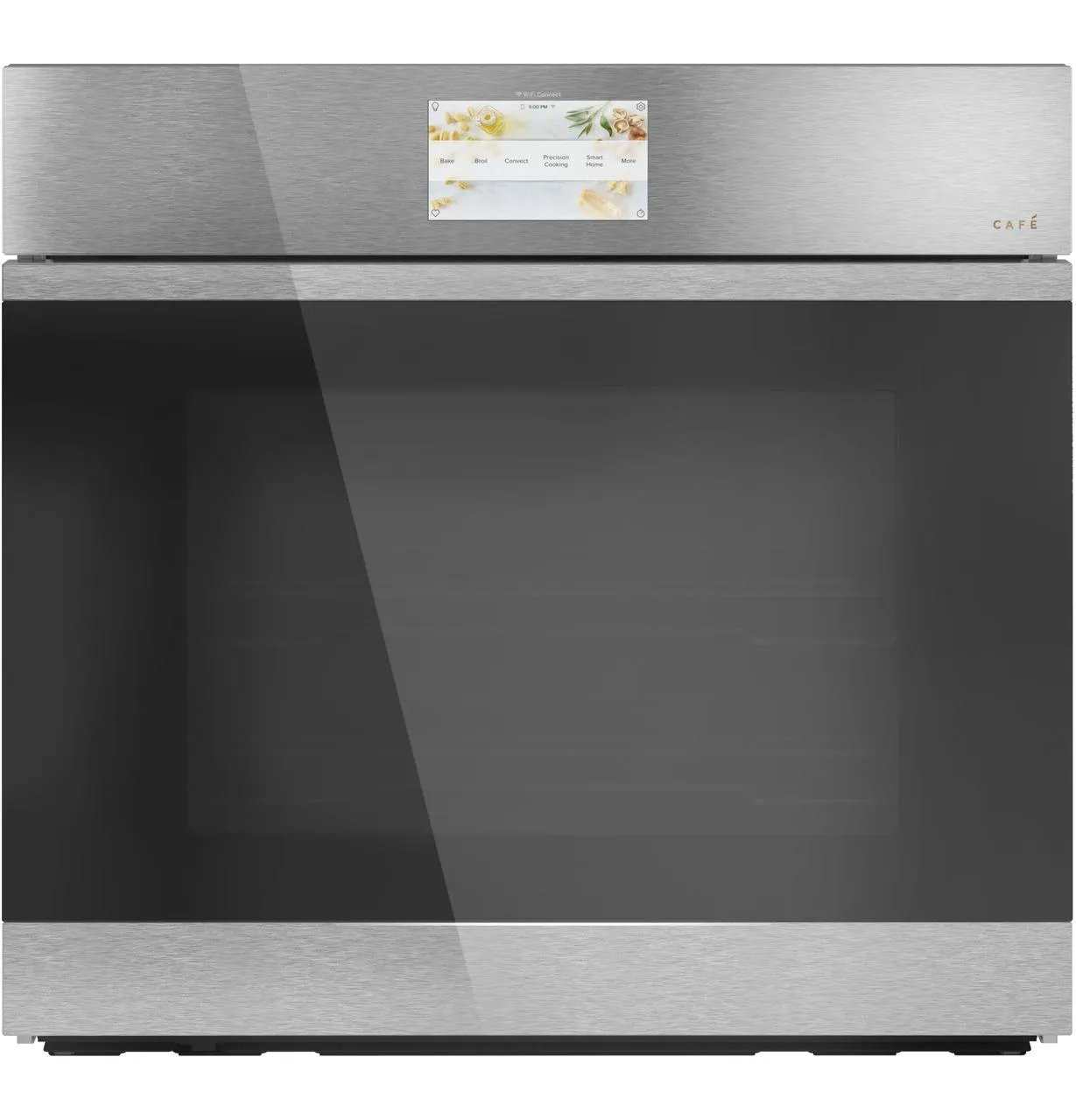 Cafe CTS90DM2NS5 Caf&#8482; Minimal Series 30 Smart Built-In Convection Single Wall Oven In Platinum Glass