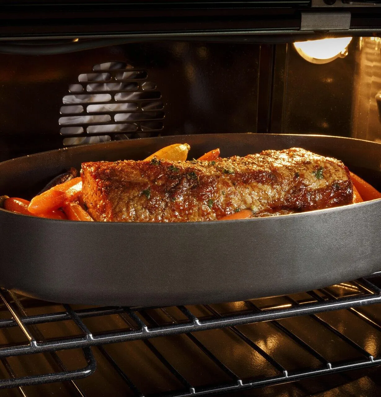 Cafe CTS92DM2NS5 Caf&#8482; 30 Smart Built-In Twin Flex Single Wall Oven In Platinum Glass