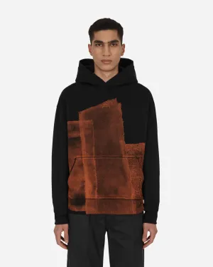 Collage Hooded Sweatshirt Black