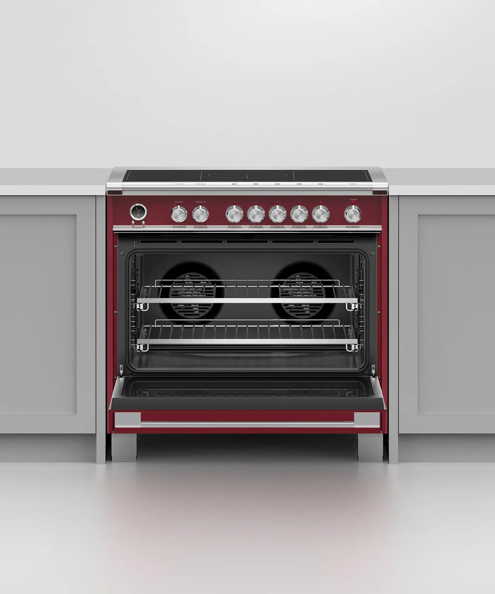 Fisher & Paykel OR36SCI6R1 Induction Range. 36. 5 Zones With Smartzone. Self-Cleaning