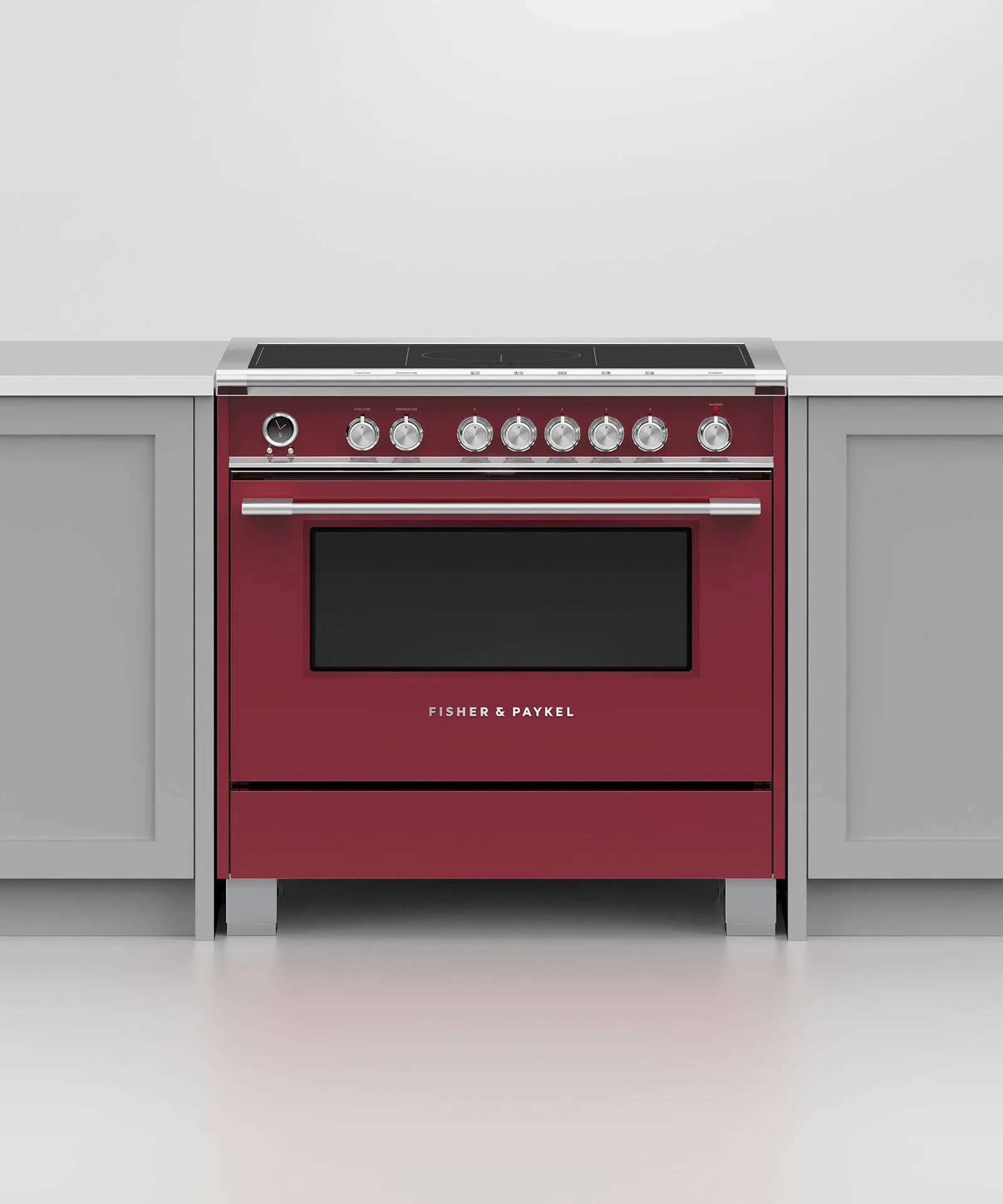 Fisher & Paykel OR36SCI6R1 Induction Range. 36. 5 Zones With Smartzone. Self-Cleaning