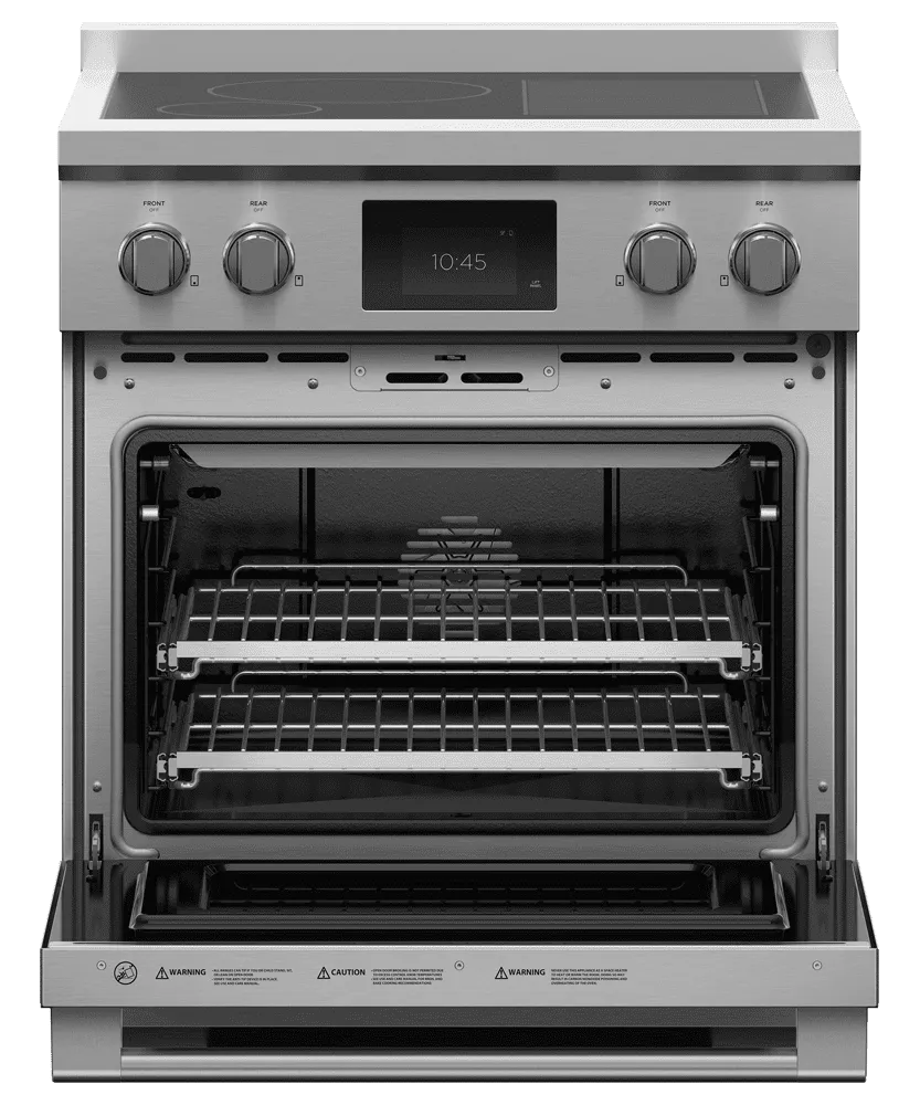 Fisher & Paykel RIV3304 Induction Range. 30. 4 Zones With Smartzone. Self-Cleaning