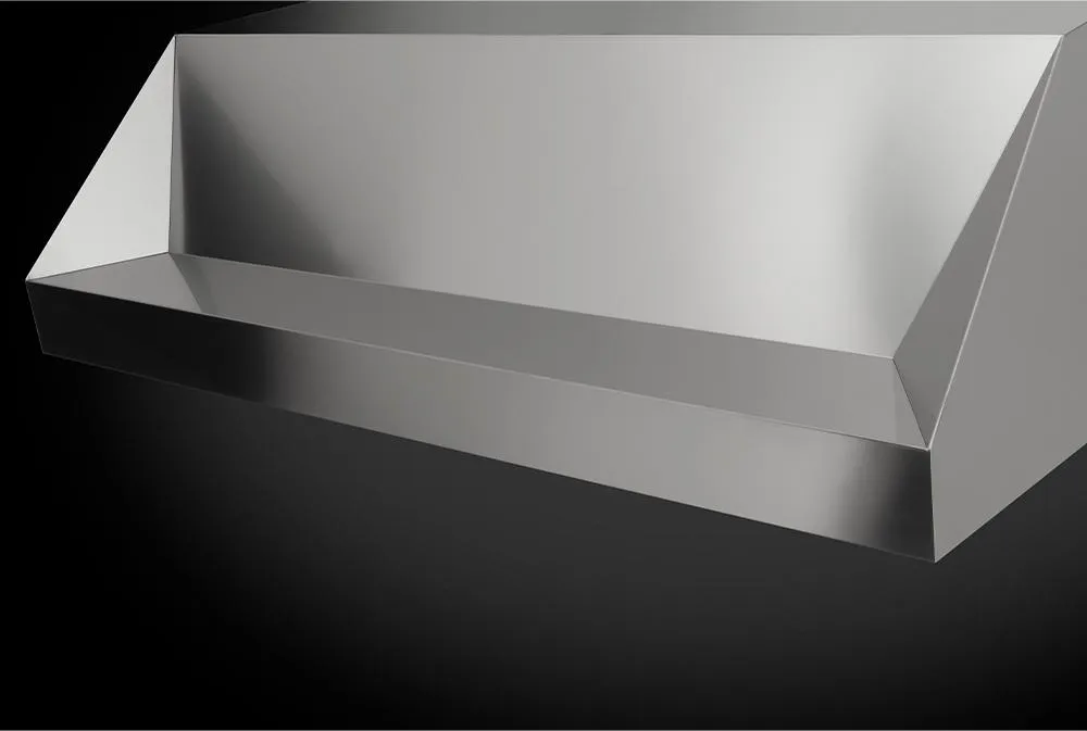 Forzacucina FH4818 48 Inch Professional Wall Mounted Range Hood. 18 Inches Tall