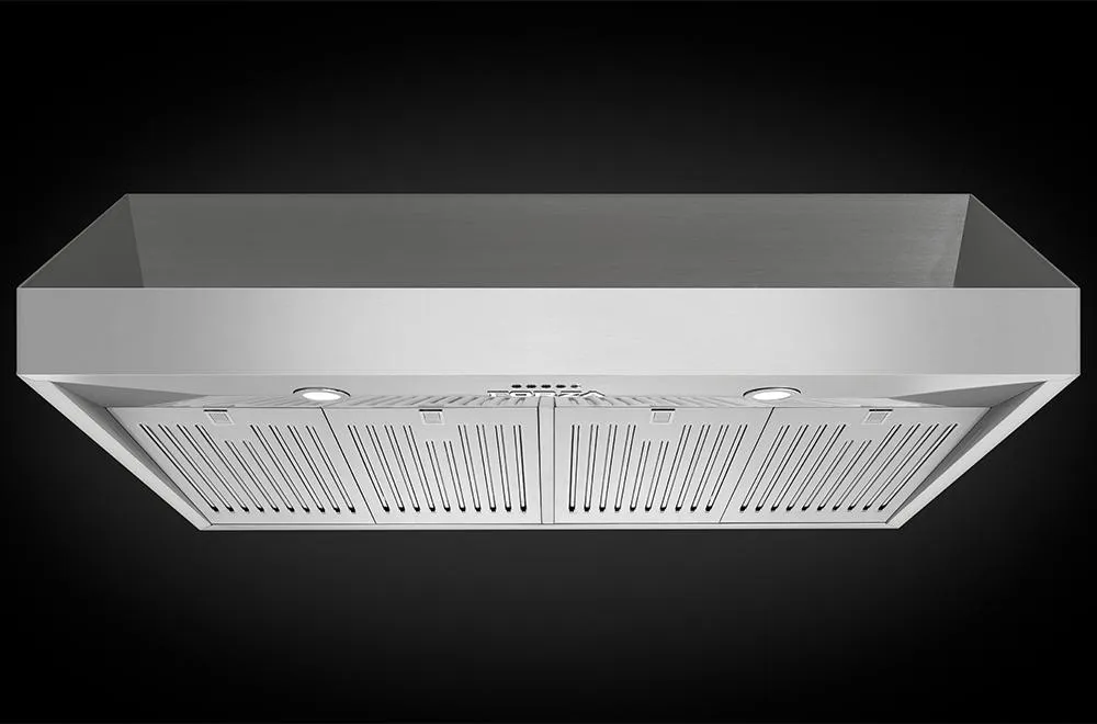 Forzacucina FH4824 48 Inch Professional Wall Mounted Range Hood. 24 Inches Tall