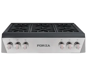 Forzacucina FRT366GN 36 Inch Professional Range Top