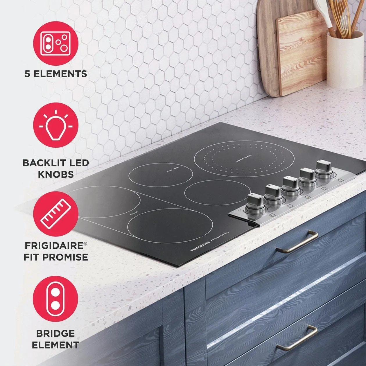 Frigidaire PCCE3080AF Frigidaire Professional 30 Electric Cooktop