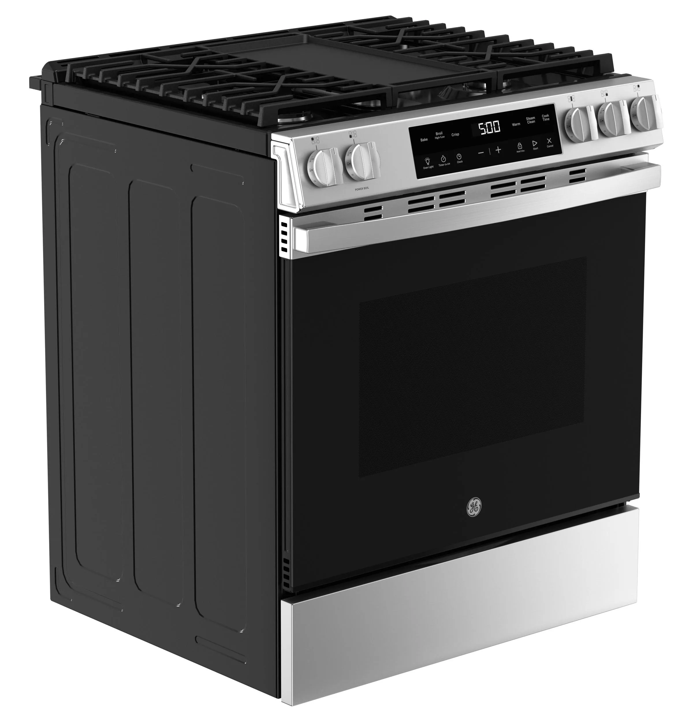 Ge Appliances GGS500SVSS Ge 30 Slide-In Front Control Gas Range With Crisp Mode