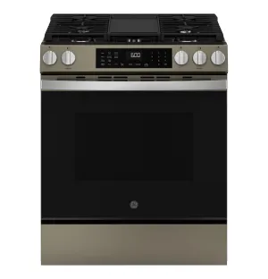 Ge Appliances GGS600AVES Ge 30 Slide-In Front-Control Convection Gas Range With No Preheat Air Fry And Easywash&#8482; Oven Tray