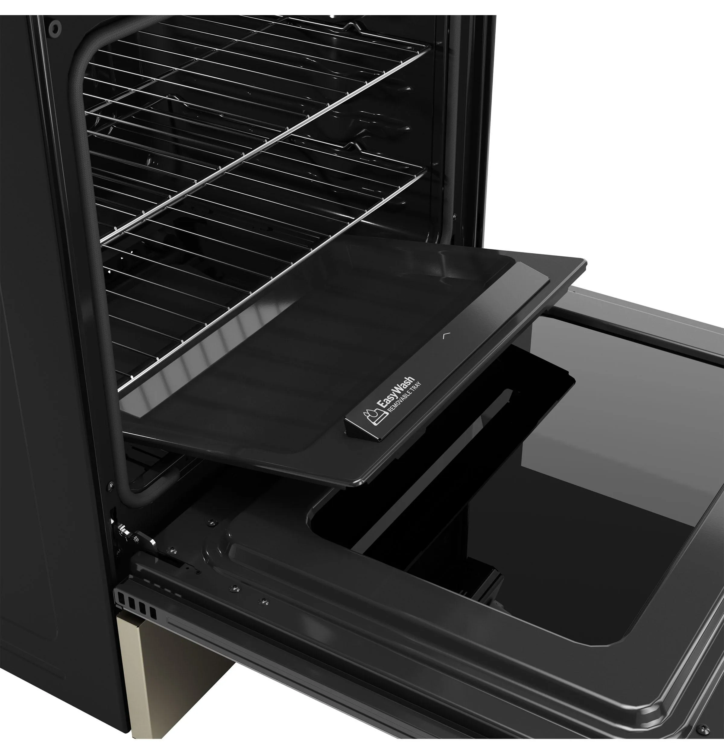 Ge Appliances GGS600AVES Ge 30 Slide-In Front-Control Convection Gas Range With No Preheat Air Fry And Easywash&#8482; Oven Tray