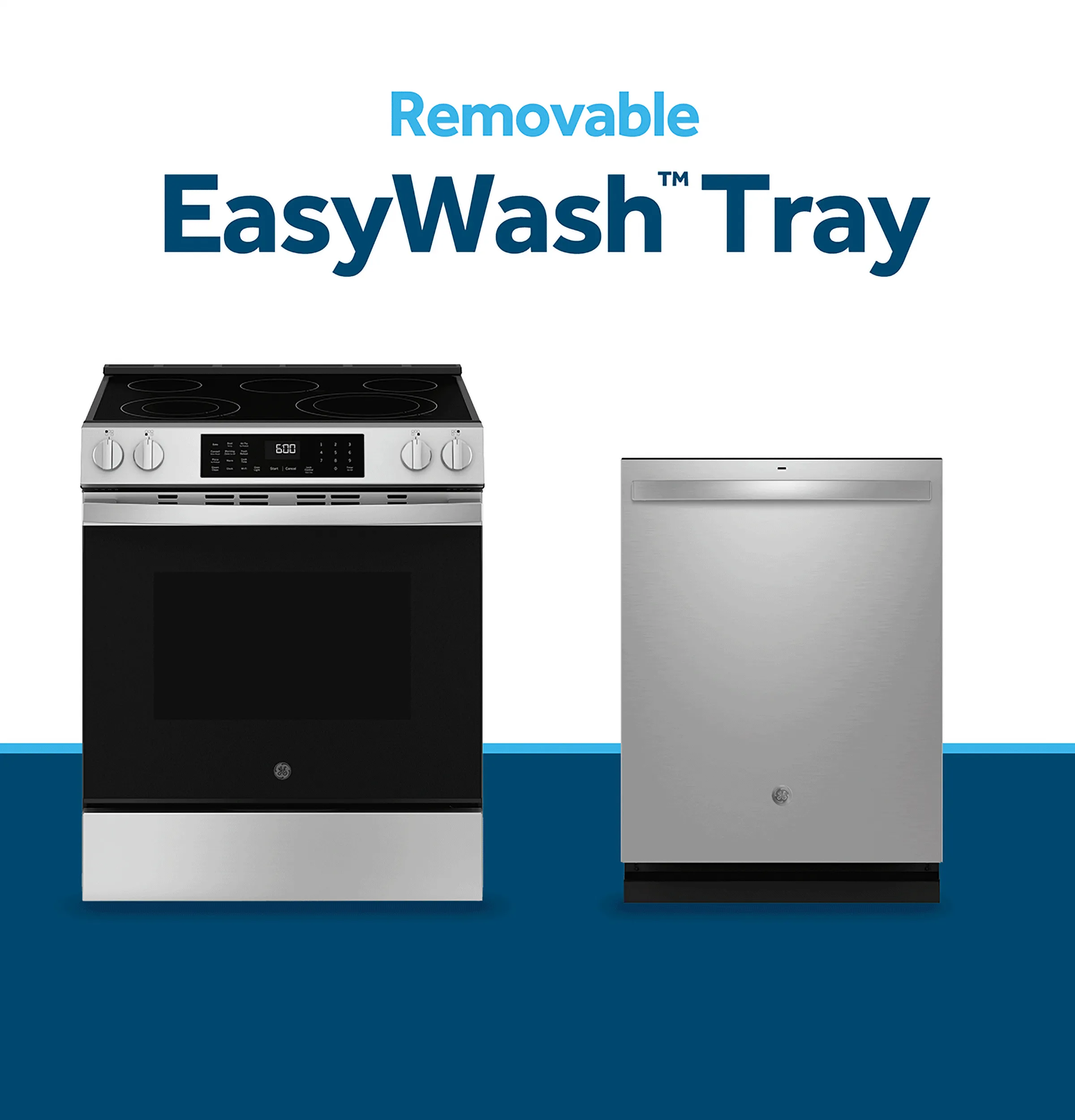 Ge Appliances GGS600AVFS Ge 30 Slide-In Front-Control Convection Gas Range With No Preheat Air Fry And Easywash&#8482; Oven Tray