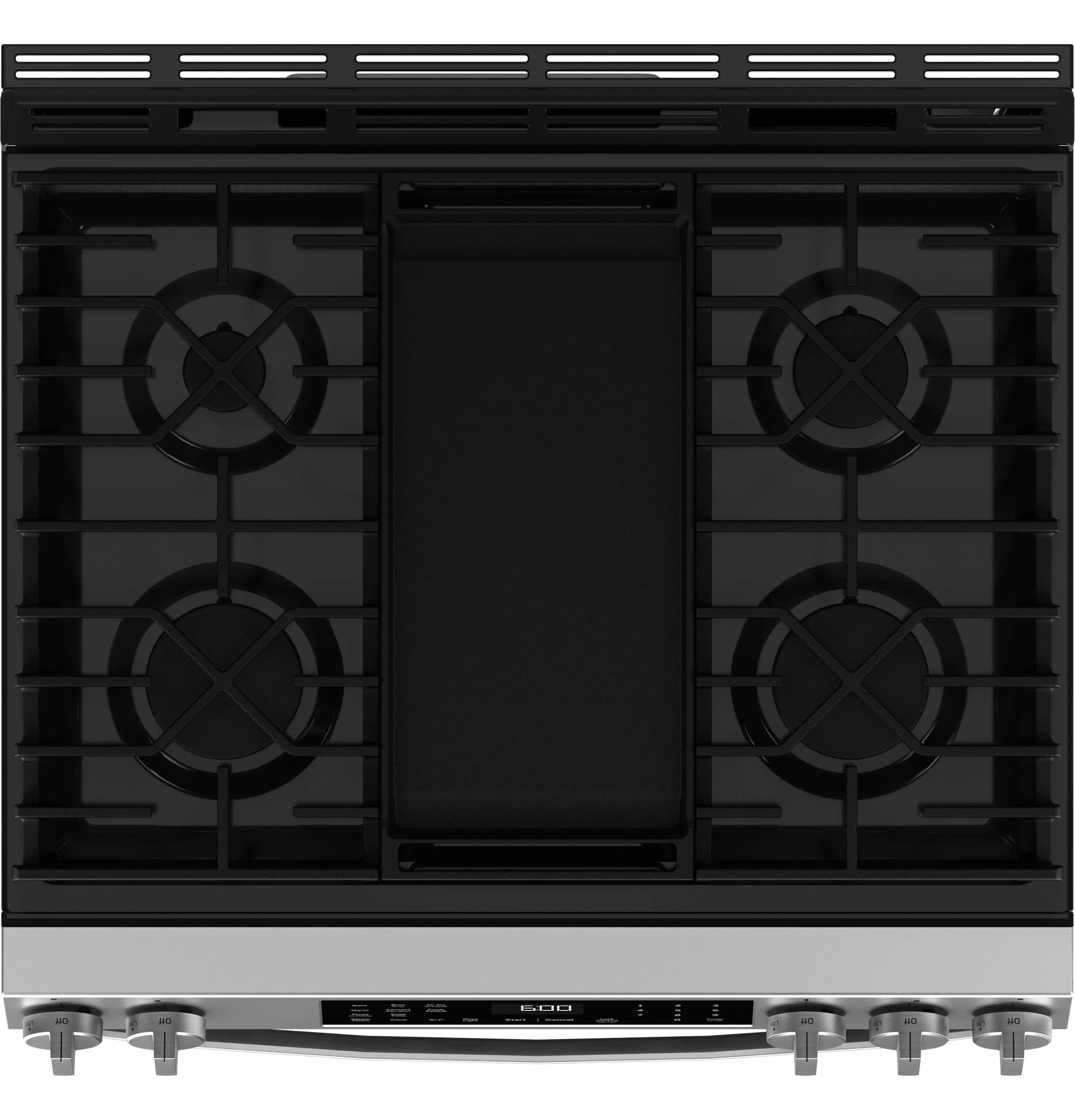 Ge Appliances GGS600AVFS Ge 30 Slide-In Front-Control Convection Gas Range With No Preheat Air Fry And Easywash&#8482; Oven Tray