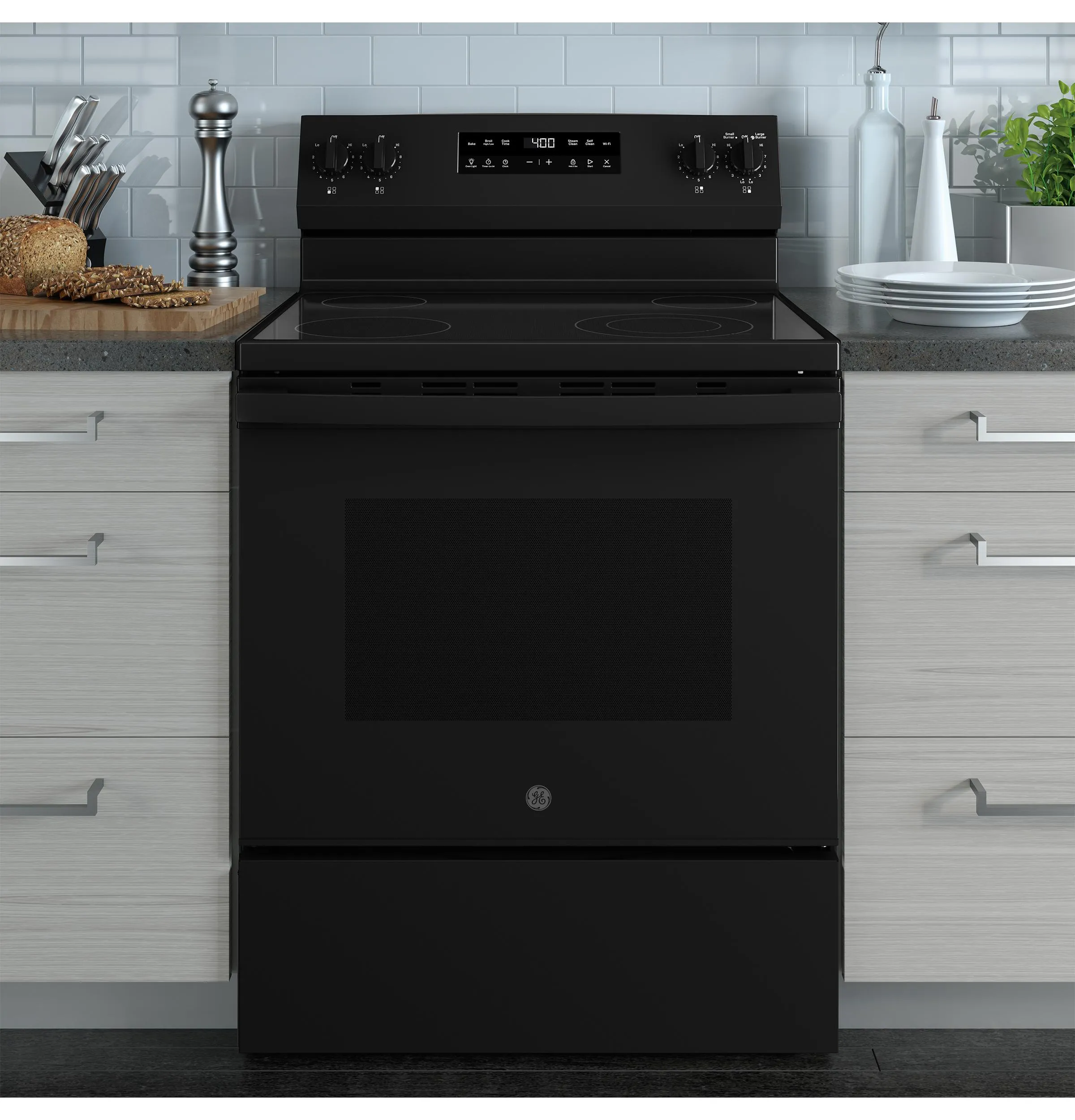Ge Appliances GRF400PVBB Ge 30 Free-Standing Electric Range