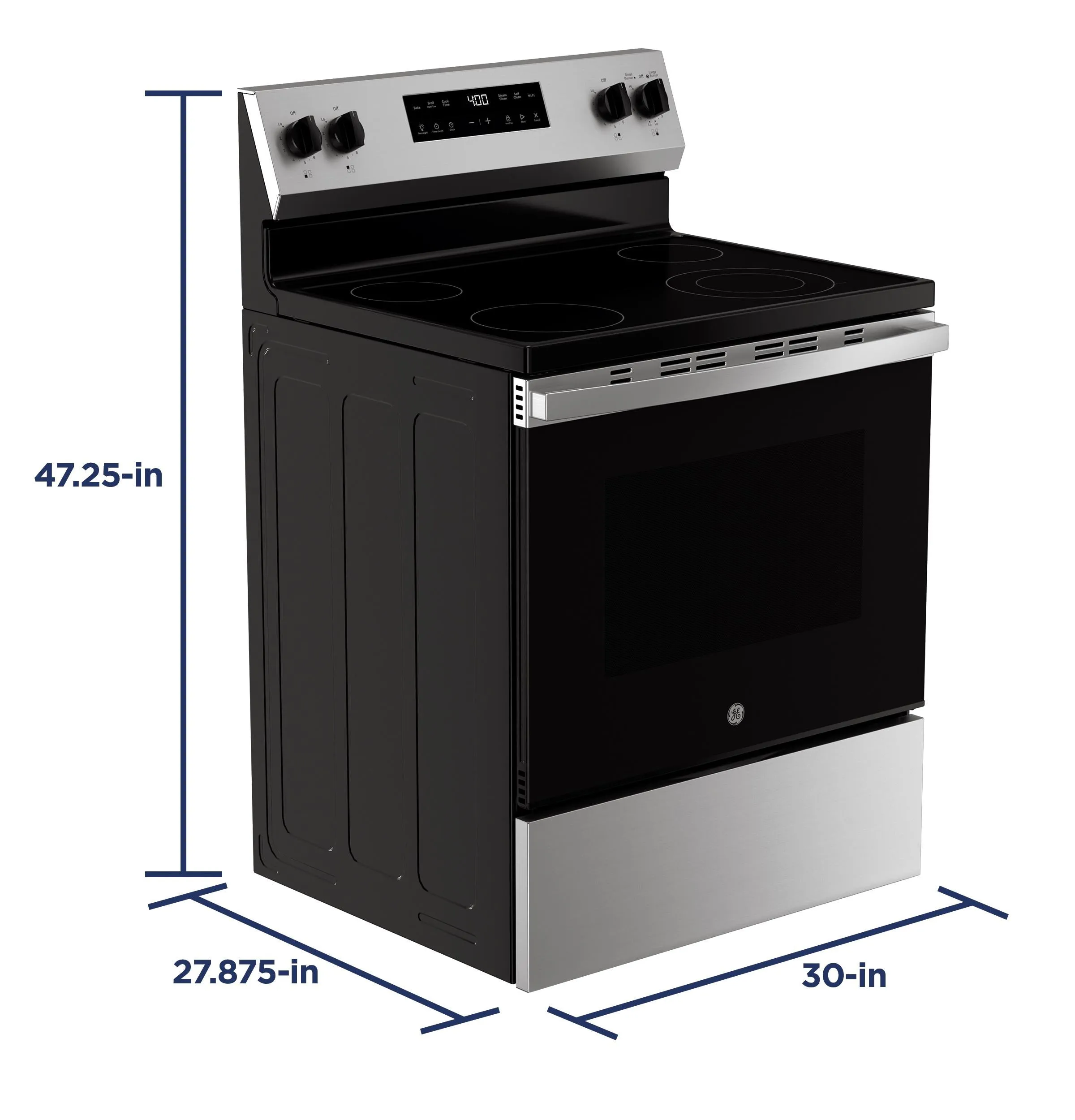 Ge Appliances GRF400PVSS Ge 30 Free-Standing Electric Range